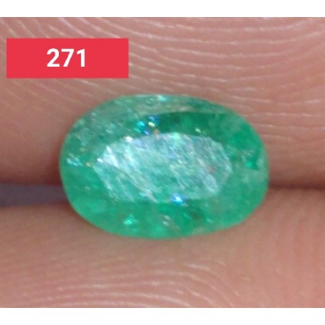 0.80 Carat 100% Natural Emerald Gemstone Afghanistan Product No 271