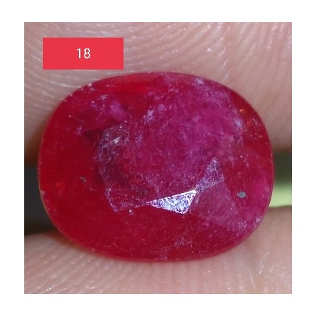4.60 Carat  Natural treated Ruby Gemstone Afghanistan Product No 18