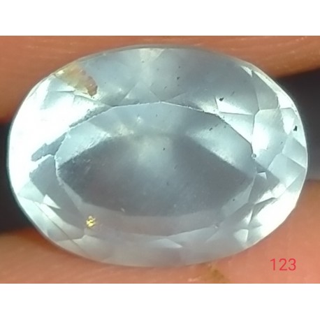 2.45 Carat 100% Natural Aquamarine Gemstone Afghanistan Product No 123