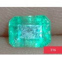 0.40 Carat 100% Natural Emerald Gemstone Afghanistan Product No 316
