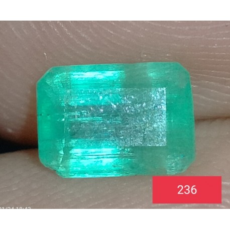 0.80 Carat 100% Natural Emerald Gemstone Afghanistan Product No 336