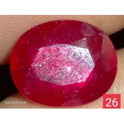 4.55 CT 100% Natural Ruby Gemstone Africa Color Enhance Product No24