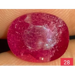 4.35 CT  Natural Ruby Gemstone Africa Color Enhance Product No 28