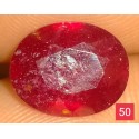 3.3 CT  Natural Ruby Gemstone Africa Color Enhance Product No 50