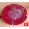 3.10 CT  Natural Ruby Gemstone Africa Color Enhance Product No 53