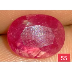 2.40 CT  Natural Ruby Gemstone Africa Color Enhance Product No 55