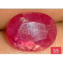 2.40 CT  Natural Ruby Gemstone Africa Color Enhance Product No 55