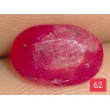 1.75 CT  Natural Ruby Gemstone Africa Color Enhance Product No 62