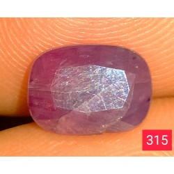 2.85 CT 100 % Natural Ruby  Gemstone Kashmir 0315