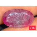2.8 CT 100 % Natural Ruby  Gemstone Kashmir 0316