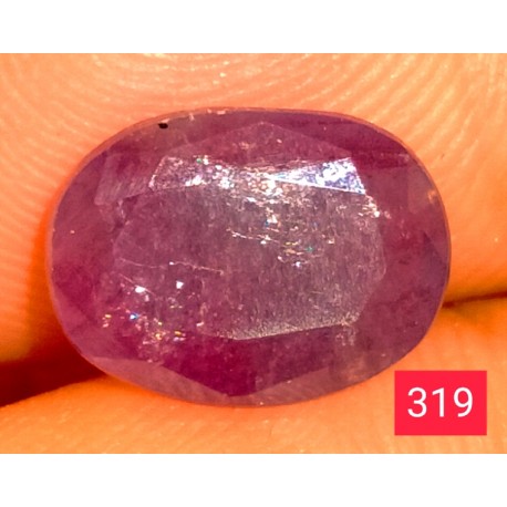2.55 CT 100 % Natural Ruby  Gemstone Kashmir 0319
