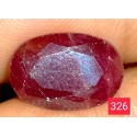 5.55 CT 100 % Natural Ruby  Gemstone Kashmir 0326