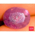 1.30 CT 100 % Natural Ruby  Gemstone Kashmir 0329