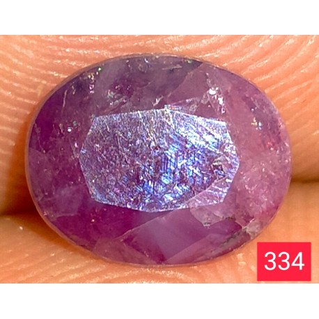 2.0 CT 100 % Natural Ruby  Gemstone Kashmir 0334