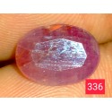 3.05 CT 100 % Natural Ruby  Gemstone Kashmir 0336