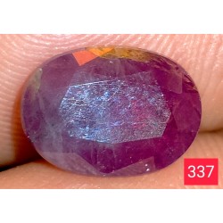 3.0 CT 100 % Natural Ruby  Gemstone Kashmir 0337