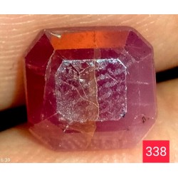 3.0 CT 100 % Natural Ruby  Gemstone Kashmir 0338
