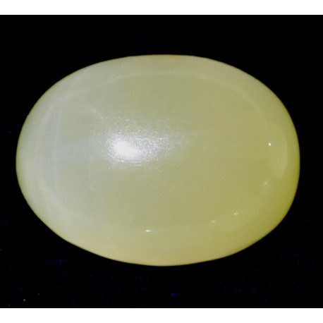 Yellowish Green 43.5 CT Onyx Oval Cut Gemstone  0001
