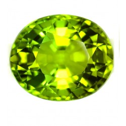 2.35 CT Green Peridot Gemstone Afghanistan 0050