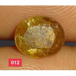 1.40 Carat 100% Natural Yellow Sapphire Gemstone Afghanistan Product No 0012