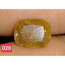 2.50 Carat 100% Natural Yellow Sapphire Gemstone Afghanistan Product No 0020