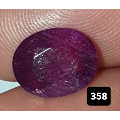 Ruby 3.10 CT Cabochon Gemstone Afghanistan 0358