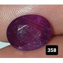 Ruby 3.10 CT Cabochon Gemstone Afghanistan 0358