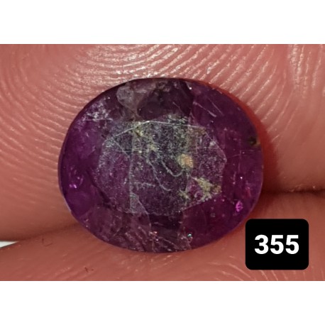 Ruby 1.30 CT Cabochon Gemstone Afghanistan 0355