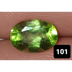 0.85 CT Green Peridot Gemstone Pakistan 0101