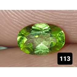 0.60 CT Green Peridot Gemstone Pakistan 0113