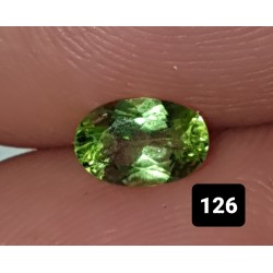 0.55 CT Green Peridot Gemstone Pakistan 0126