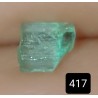 0.25 CT 100% Natural  Rough Emerald Gemstone Afghanistan 417