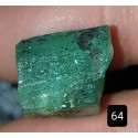 16.0 CT 100% Natural  Rough Emerald Gemstone Afghanistan 064
