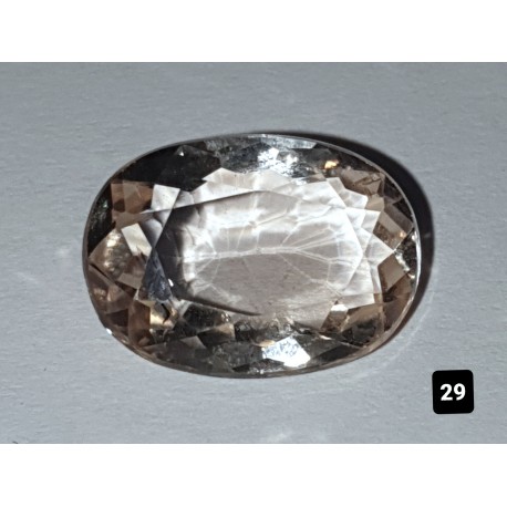 4.0 Carat 100% Natural Transparent Topaz Gemstone Afghanistan Product No 0081