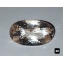 3.55 Carat 100% Natural Transparent Topaz Gemstone Afghanistan Product No 0082
