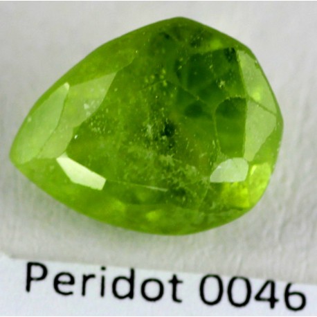 6.5 CT Green Peridot Gemstone Afghanistan 0046