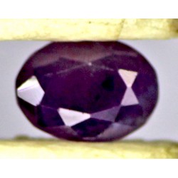 Ruby 0.5 CT Oval Red Gemstone Kashmir 0039 