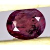 Ruby 0.5 CT Oval Red Gemstone Kashmir 0080 