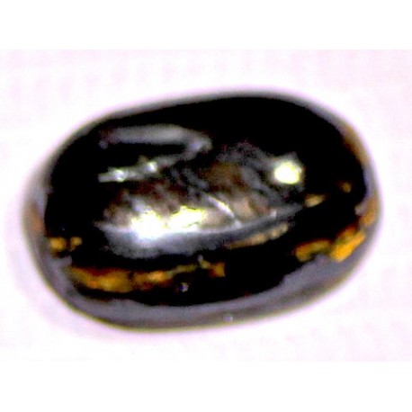 18 CT Hematite With Gold Gemstone Afghanistan 0016
