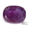 Ruby 1.5 CT Oval Red Gemstone Kashmir 0187