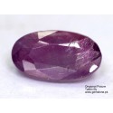 Ruby 2.5 CT Oval Red Gemstone Kashmir 0198