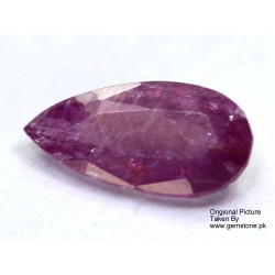 Ruby 1.5 CT Oval Red Gemstone Kashmir 0208