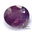 Ruby 2.5 CT Oval Red Gemstone Kashmir 0209