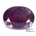 Ruby 3.0 CT Oval Red Gemstone Kashmir 0215