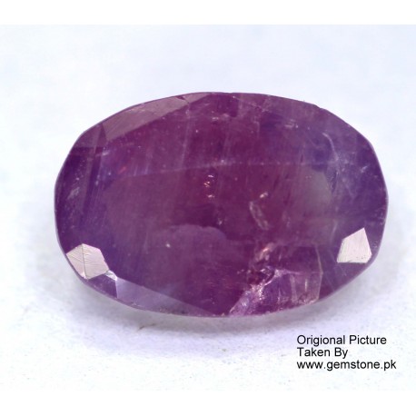Ruby 2.0 CT Oval Red Gemstone Kashmir 0217