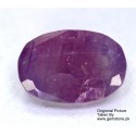Ruby 2.0 CT Oval Red Gemstone Kashmir 0217