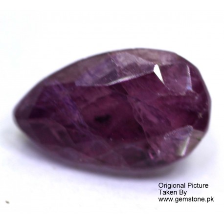 Ruby 2.5 CT Oval Red Gemstone Kashmir 0246