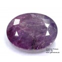 Ruby 3.5 CT Oval Red Gemstone Kashmir 0222
