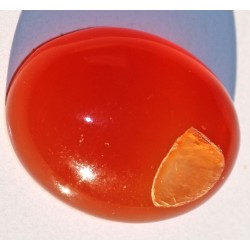 17.5 CT Orange Agate Gemstone Afghanistan