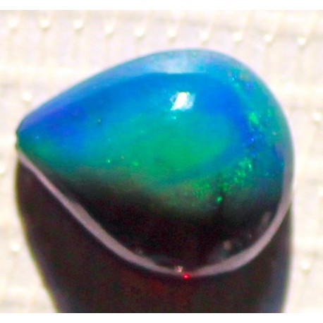100% Natural Black Opal 2.5 CT Gemstone Ethiopia 0223